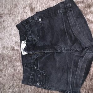 Garage denim jean shorts